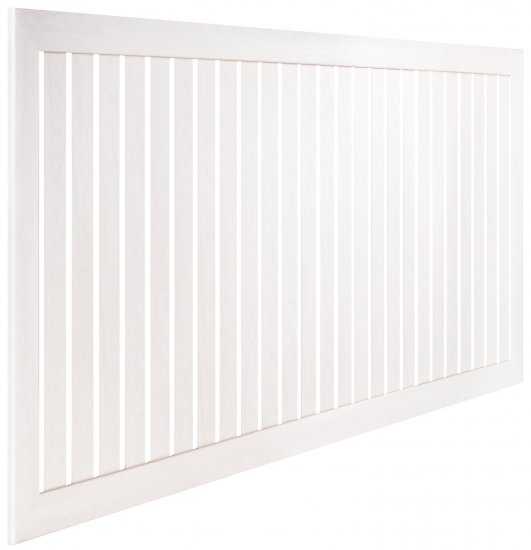 Реечный экран для радиатора 90x60 см ясень белый