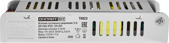 Блок питания Онлайт 90385 OD-P60-IP20-12V 12 В 60 Вт IP20
