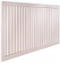 Реечный экран для радиатора 120x60 см ясень светлый