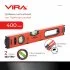 Уровень пузырьковый строительный Vira 100171 магнитный 2 глазка 400 мм
