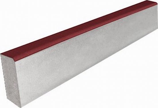 Бордюр тротуарный бортовой 100.20.8R 1000x80x200 мм красный