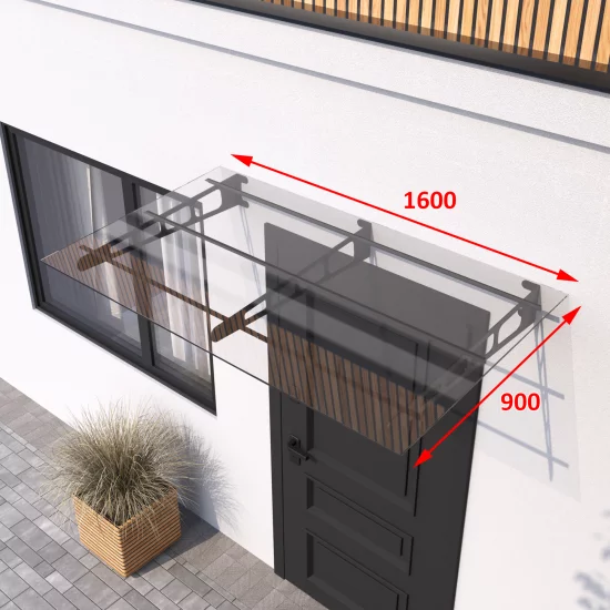 Поликарбонат Порта 1600x900x6 мм прозрачный