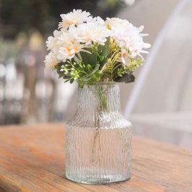 Ваза Julietta стекло цвет прозрачный 20 см