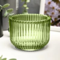 Ваза Maddalena стекло цвет прозрачный 10.6 см