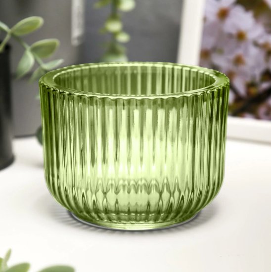 Ваза Maddalena стекло цвет прозрачный 10.6 см