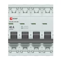 Выключатель нагрузки EKF PROxima ВН-63N 4Р 40А 400 В на DIN-рейку (S63440)