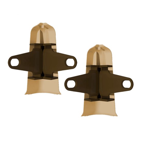 Угол наружный Деконика 70 мм орех Г-профиль (2 шт.)