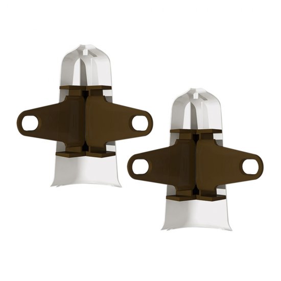 Угол наружный Деконика 70 мм ясень серый Г-профиль (2 шт.)