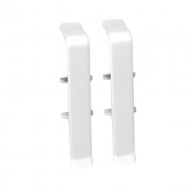 Соединитель Деконика 85 мм белый матовый Г-профиль (2 шт.)