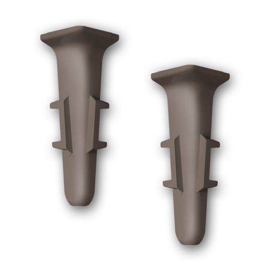 Угол внутренний Деконика 70 мм венге темный Г-профиль (2 шт.)