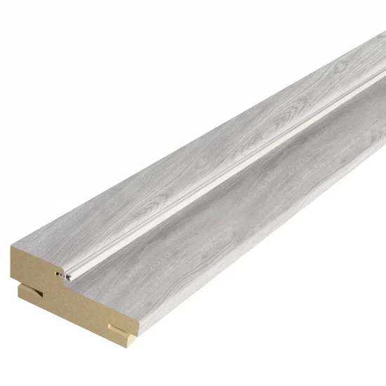 Комплект дверной коробки Канзас телескопический 2070x80x38 мм ПВХ цвет дуб европейский серый (2.5шт.)