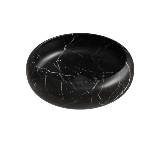 Раковина Slim Black M накладная на столешницу 41.5 см цвет черный