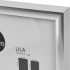 Рамка Inspire Lila 10x15 см пластик цвет серебро