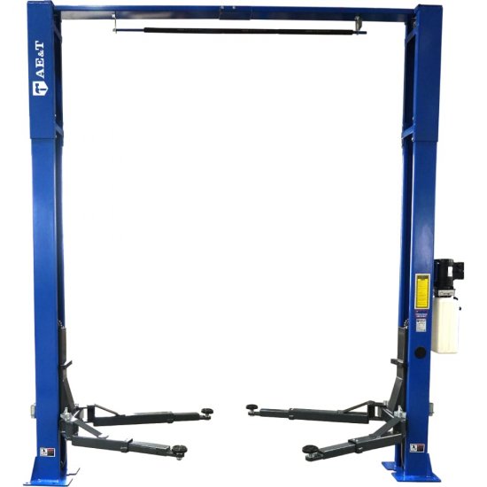 Электрогидравлический подъемник AE&T 2-х стоечный, 4т, с верхней синхронизацией, 380В