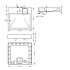 Раковина на стиральную машину Sanita Luxe Space 55
