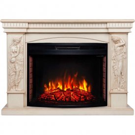 Электрический камин RealFlame Miracle WT+Firespace 33 S IR