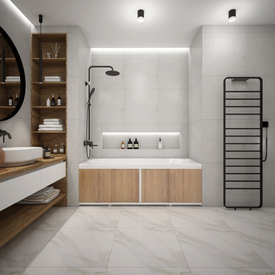 Экран-купе под ванну фронтальный Метакам 169 см цвет ирокко