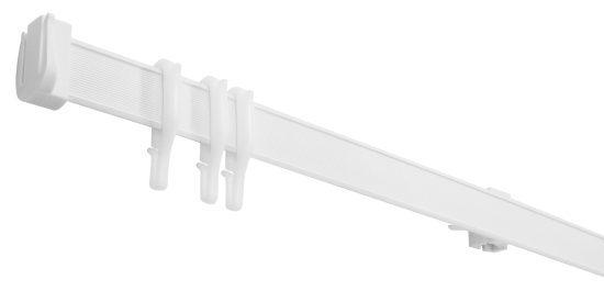 Крепление для гибкого карниза пластик 3см цвет белый 5 шт.
