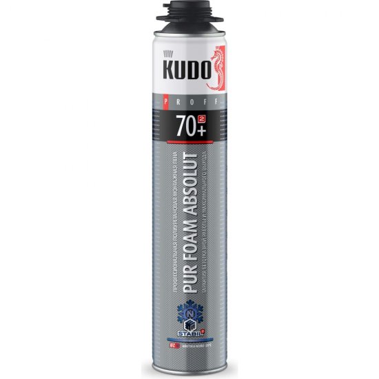 Монтажная пена KUDO ПРОФ ABSOLUT PROFF 70+ ARKTIKA NORD