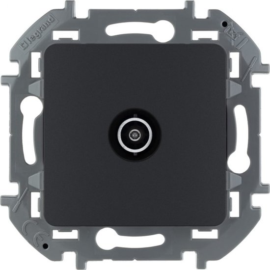 Проходная розетка TV Legrand INSPIRIA