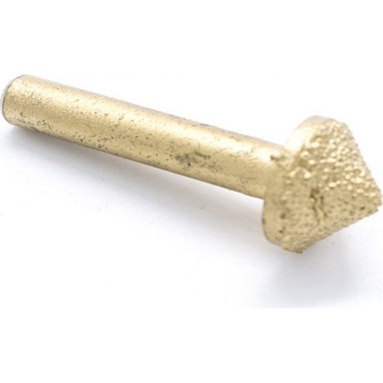 V-образная шлифовальная алмазная фреза DJTOL DMV60860 1296