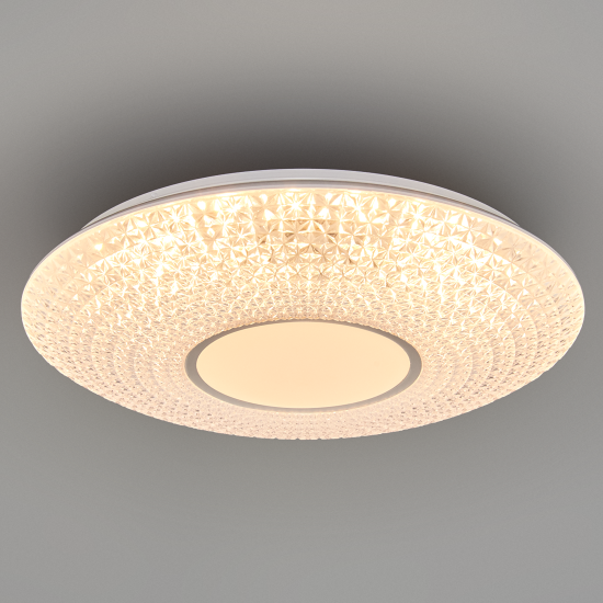 Светильник настенно-потолочный LED Семь Огней Рамонс 90 Вт с пультом д/у 34 м² регулируемый белый свет цвет белый