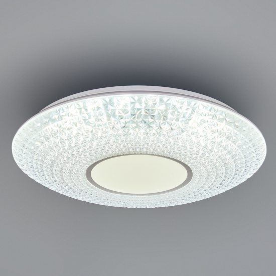 Светильник настенно-потолочный LED Семь Огней Рамонс 90 Вт с пультом д/у 34 м² регулируемый белый свет цвет белый