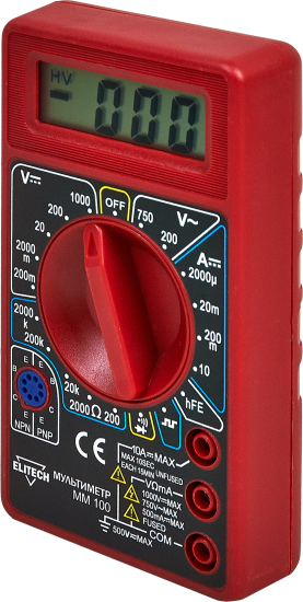 Мультиметр Elitech ММ 100