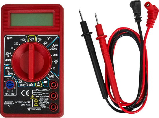 Мультиметр Elitech ММ 100