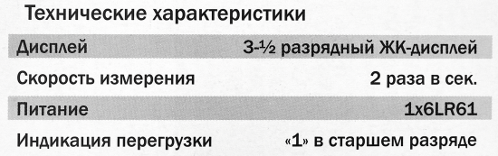 Мультиметр Elitech ММ 100