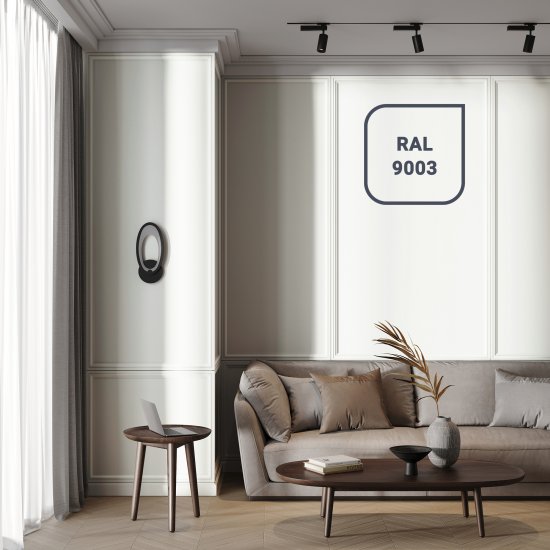 Краска для стен и потолков Dufa Europlast Interior 7 моющаяся матовая цвет белый база A 9 л