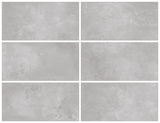 Плитка настенная Нефрит-Керамика Флисс 20x40 см 1.2 м² матовая цвет серый