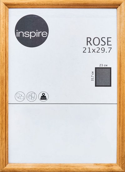 Рамка Inspire Rose 21x29.7 см дерево цвет светлый бук