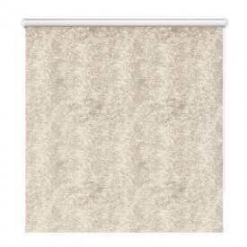 Штора рулонная блэкаут Марбл 60x160 см бежевая