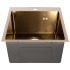Мойка для кухни врезная М3G Delinia 40x50 см глубина чаши 19.1 см нержавеющая сталь цвет золото