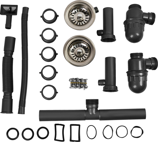 Мойка для кухни врезная М12S Delinia 60x48 см глубина чаши 19.1 см нержавеющая сталь цвет сатин