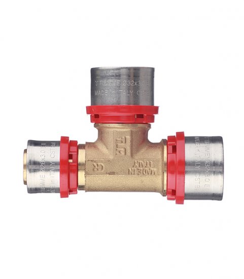 Тройник Tiemme 32(пресс) х 32(пресс) х 26(пресс)