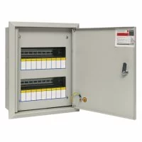 Щит распределительный встраиваемый EKF ЩРВ-18 металлический IP31 390х340х120 мм 18 модулей с замком