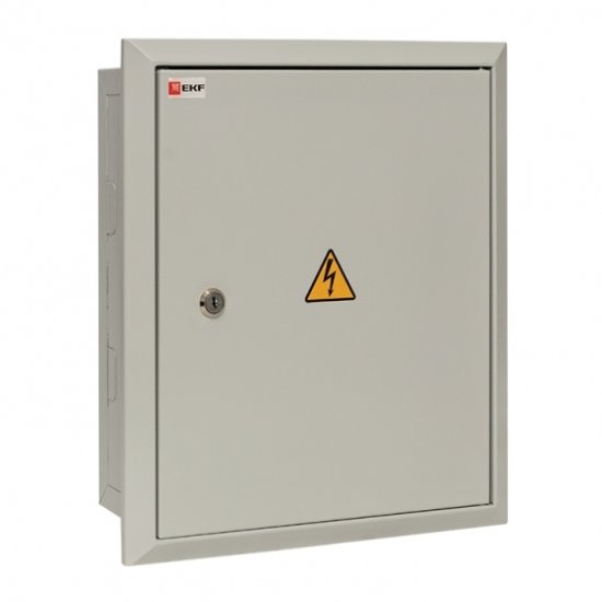 Щит распределительный встраиваемый EKF PROxima ЩРВ-18 металлический IP31 390х340х120 мм 18 модулей с замком