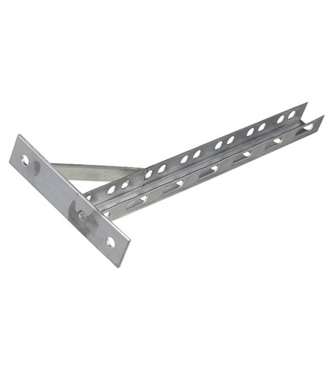 Кронштейн П-образный консольный 400х180 мм левый