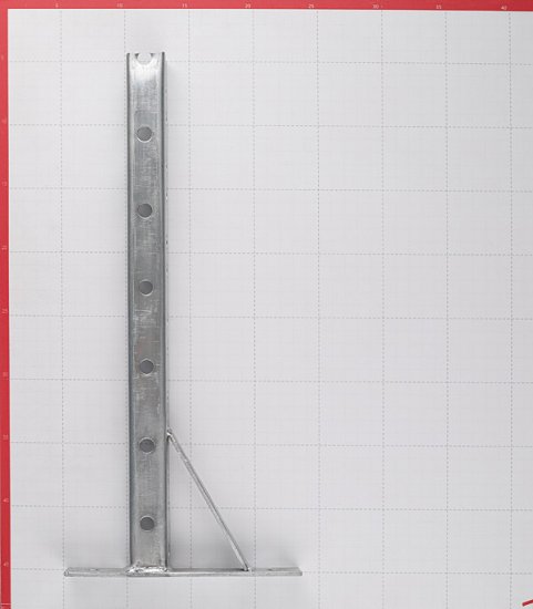 Кронштейн П-образный консольный 400х180 мм левый