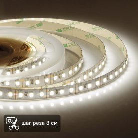 Комплект светодиодной ленты Apeyron SMD2835 12В 10 мм 5м 14.4 Вт/м 120диод/м 1300 лм/м 3000 К теплый белый свет