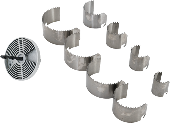 Набор коронок по дереву 25-68 мм 8 шт.