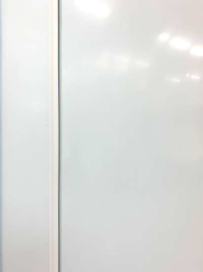 Блок дверной Капель глухой ПВХ Белый 60x200 см (с замком и петлями)