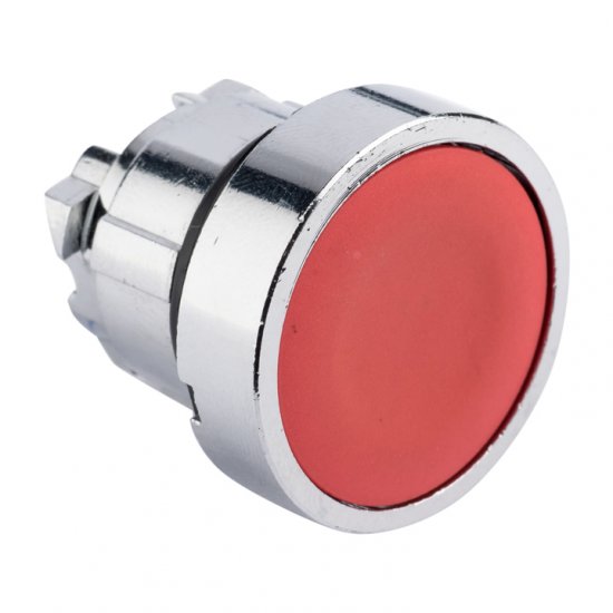 Кнопка плоская EKF PROxima XB4 24 В IP54 без фиксации без подсветки красная (XB4BA-R)