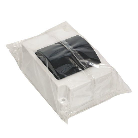 Щит распределительный навесной EKF PROxima КМПН 1/4 пластиковый IP30 140х100х65 мм 4 модуля прозрачная дверь светло-серый