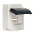 Коробка под автомат EKF PROxima КМПН 1/4 IP30 65х100х140 мм 4 модуля с дверцей светло-серая