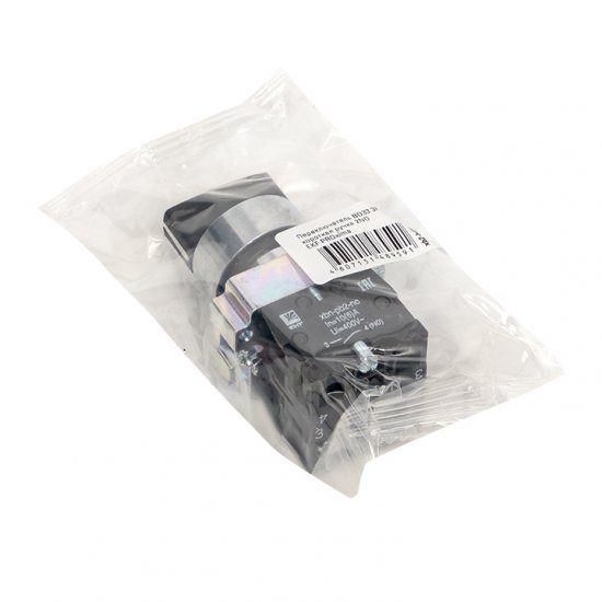 Переключатель EKF PROxima 230 В 2NO IP40 3P с фиксацией черный (xb2-bd33-65)