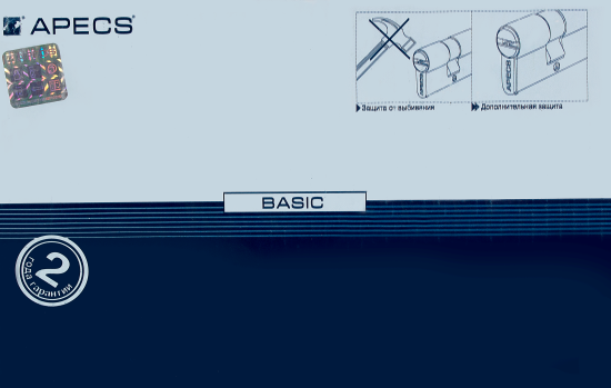 Замок врезной с дверными ручками на планке Fuaro F9011 бронза