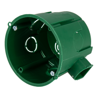 Подрозетник Systeme Electric под бетон и кирпич 68x60 мм с лапками IP30 цвет зеленый IMT351011